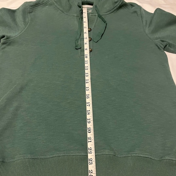 Eddie Bauer Women’s Sage Green Buttoned Hoodie Size XL - Picture 7 of 11